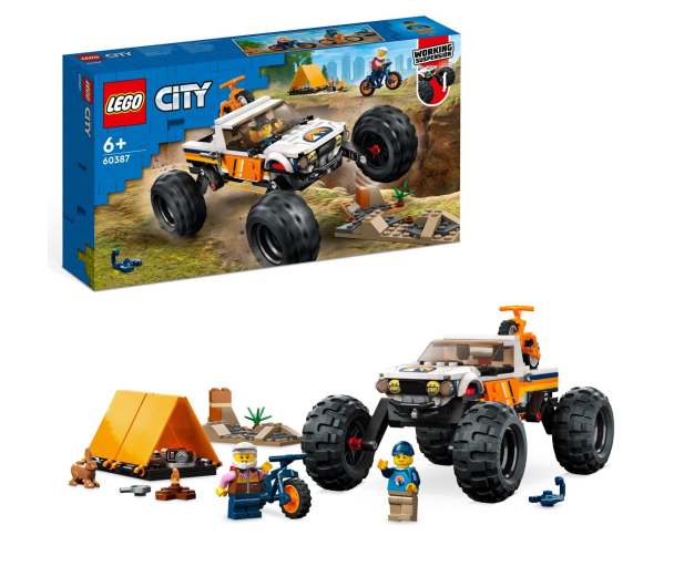 LEGO City 60387 Przygody samochodem terenowym z napędem 4x4 - 1091244 - zdjęcie 2